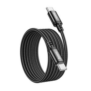 Kábel USB C-ről USB C-re Hoco 3A 60W 2 m X89 fekete kép