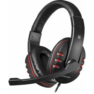 Defender Warhead G-160 fekete gamer fejhallgató, 2, 5 m-es kábel (... kép