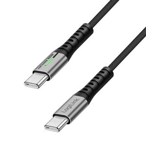 Logilink USB 3.2 Gen2x2 Type-C kábel, C/M - C/M, 20Gbps, 100W, 4K... kép