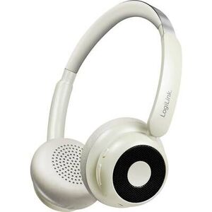 LogiLink BT0072S Over-Ear Bluetooth fejhallgató Krém kép