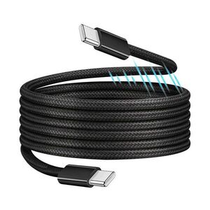 Logilink USB 2.0 Type-C kábel, C/M - C/M, mágneses, 100W, nejlon, ... kép