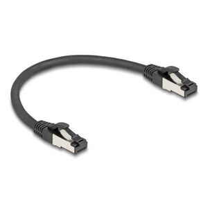 Delock RJ45 hálózati kábel Cat.8.1 S/FTP 0, 25 m fekete (80566) kép