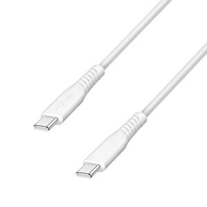 Logilink USB 2.0 Type-C kábel, C/M - C/M, 480 Mbps, 60W, fehér, 1 m kép