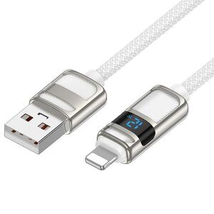 HOCO U137 Line töltő adatkábel kijelzővel iPhone USB-A - Lightnin... kép