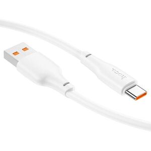 HOCO X93 Force 27W töltő adatkábel USB-A - Type-C fehér 1m kép
