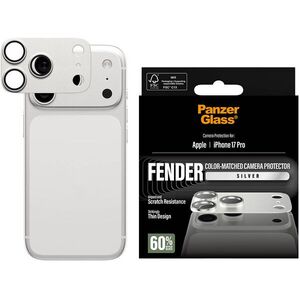 PanzerGlass FENDER Apple iPhone 17 Pro kameravédő elem - alumínium, ezüstszín kép