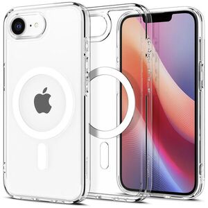 Spigen Ultra Hybrid MagSafe Clear White iPhone 17e/16e tok kép