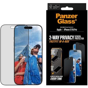 PanzerGlass Privacy Apple iPhone 17/16 Pro + pormentes applikátor box kép