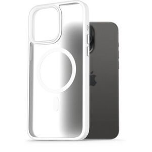 AlzaGuard Matte Case Compatible with Magsafe iPhone 15 Pro Max fehér tok kép