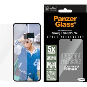 PanzerGlass Ceramic Samsung Galaxy S25+ / S24+ üvegfólia + telepítő keret kép