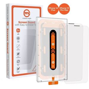 Mobile Origin Screen Guard iPhone 14 Plus / 13 Pro Max üvegfólia - 2db + applikátor kép