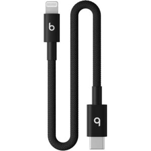 Apple Beats USB-C to Lightning Woven Short Cable (20cm) - Bolt Black kép