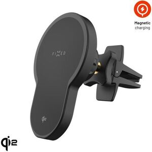 FIXED MagClick2 MagSafe Qi2 15W-os csatlakozótámogatással fekete kép