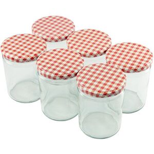 TORO 6 darabos befőttesüveg készlet, 440 ml, fedővel kép