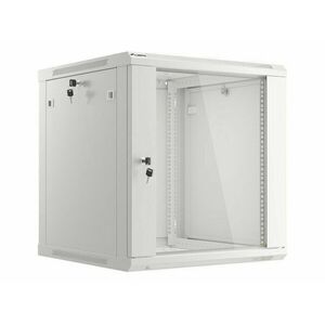 Lanberg 19" fali rack szekrény 12U 600x600mm - szürke kép