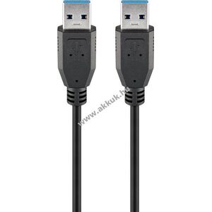 Goobay USB-A kábel 5m fekete USB 3.0 5Gbit/s 15W 3A kép