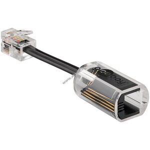 Goobay telefonkagyló-kábel kibogozó RJ10 360° csavarodásgátló adapter kép