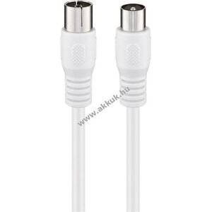 Goobay antennakábel Class A+ >95dB 3x árnyékolt koax dugó > koax aljzat 3m kép