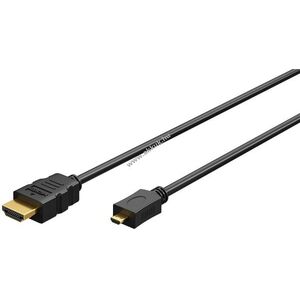 Goobay nagysebességű HDMI-Micro-HDMI kábel 4K/60Hz 5m kép