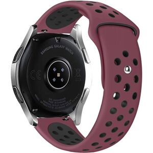 Eternico Sporty Universal Quick Release 22mm - Solid Black and Bordo kép