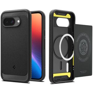 Spigen Rugged Armor MagSafe Matte Black Google Pixel 9a kép