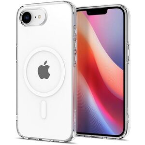 Spigen Liquid Crystal MagSafe Clear White iPhone 17e/16e tok kép