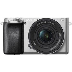 Sony Alpha A6100, ezüst + E PZ 16–50 mm f/3, 5–5, 6 II kép