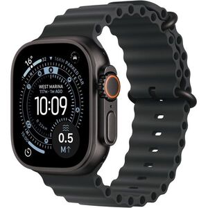 Apple Watch Ultra 3 49mm Fekete titán tok Fekete óceán szíj kép