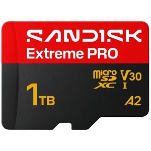 Sandisk microSDXC 1TB Extreme PRO + SD adapter kép