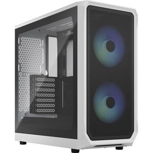 Fractal Design Focus 2 RGB White TG Clear Tint kép