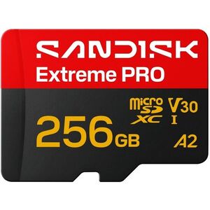 Sandisk microSDXC 256GB Extreme PRO + SD adapter kép