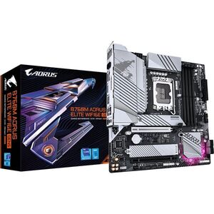 GIGABYTE B760M AORUS ELITE WIFI6E GEN5 Intel B760 LGA 1700 Micro ATX kép