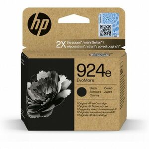 HP 4K0V0NE Tintapatron Fekete 1.000 oldal kapacitás No.924e EvoMo... kép