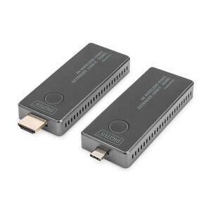 DIGITUS DS-55324 HDMI 4K 30Hz WiFi USB-C 30m extender szett kép