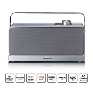 Lenco wtvs-100si vezeték nélküli tv-hangszóró töltőállomással WTVS-100SI kép