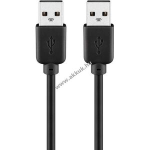 Goobay USB-A kábel 5m fekete 2, 5W 0, 5A 480Mbit/s USB 2.0 kép