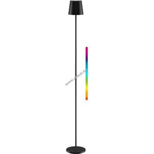 Goobay vezeték nélküli LED állólámpa 122cm RGBW fekete érintővezérlés 5W 220lm IP44 3600mAh Li-ion kép