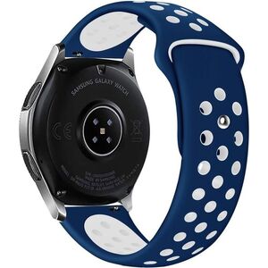 Eternico Sporty Universal Quick Release 22 mm - Pure White and Blue kép