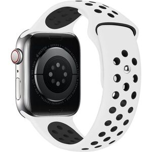 Eternico Sporty Apple Watch 38mm / 40mm / 41mm / 42mm - Dark Gray and White kép
