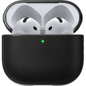 Nomad Modern Leather Case Black Airpods 4 tok kép