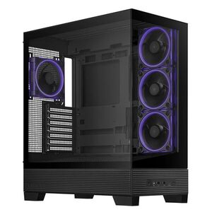 ASUS A31 Plus ARGB Számítógépház - 4x 120mm ARGB Ventilátor, Fekete kép