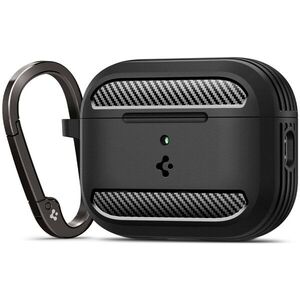 Spigen Rugged Armor Matte Black AirPods Pro 3 kép