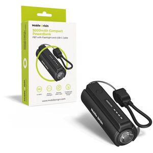 Mobile Origin 5000mAh Compact PowerBank PB7 with Flashlight and USB-C Cable kép