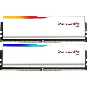 G.SKILL 32GB KIT DDR5 6400MT/s CL32 Ripjaws M5 RGB White kép