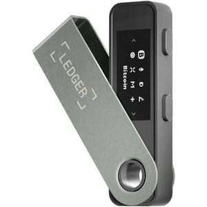 Ledger Nano S Plus Matte Black Crypto Hardware Wallet kép