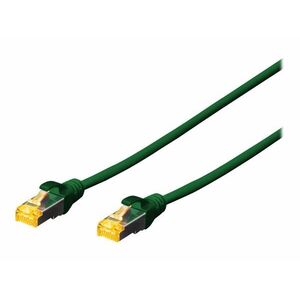 Digitus CAT6A S-FTP Patch Kábel - Zöld - 1m kép