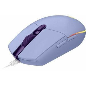 Logitech G102 Lightsync Gaming Egér - Lila, USB kép