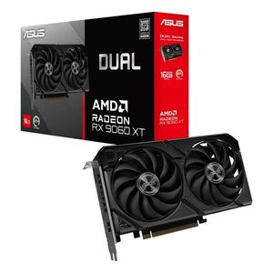 ASUS Dual -RX9060XT-16G AMD Radeon RX 9060 XT 16 GB GDDR6 (DUAL-R... kép