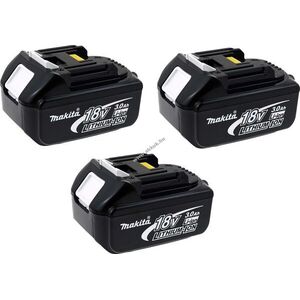 3db Eredeti akku szerszámgép Makita típus BL1830 3000mAh (3db-os szett) kép