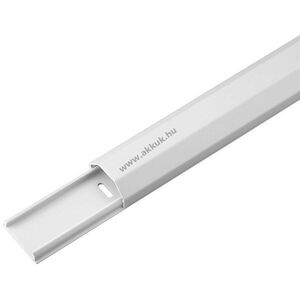 Goobay félköríves alumínium kábelcsatorna fehér 1100x33x18mm kép
